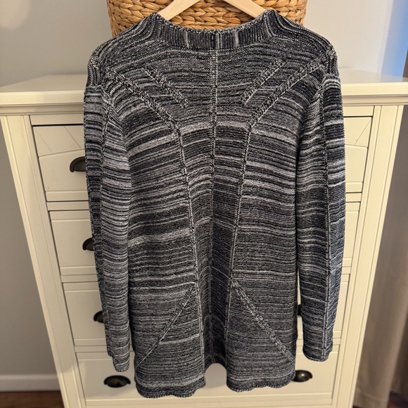 Belldini Open Knit Cardigan with Pockets - Picture 9 of 11